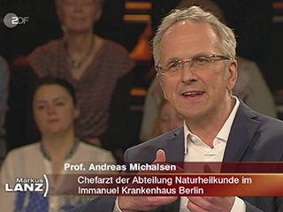 Immanuel Krankenhaus Berlin - Naturheilkunde - Nachrichten - Video-Tipp - Prof. Dr. med. Andreas Michalsen - zu Gast bei Markus Lanz