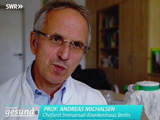 Immanuel Krankenhaus Berlin | Naturheilkunde | Arthrose | Blutegel | Prof. Dr. Andreas Michalsen | SWR-Sendung | Rundum gesund